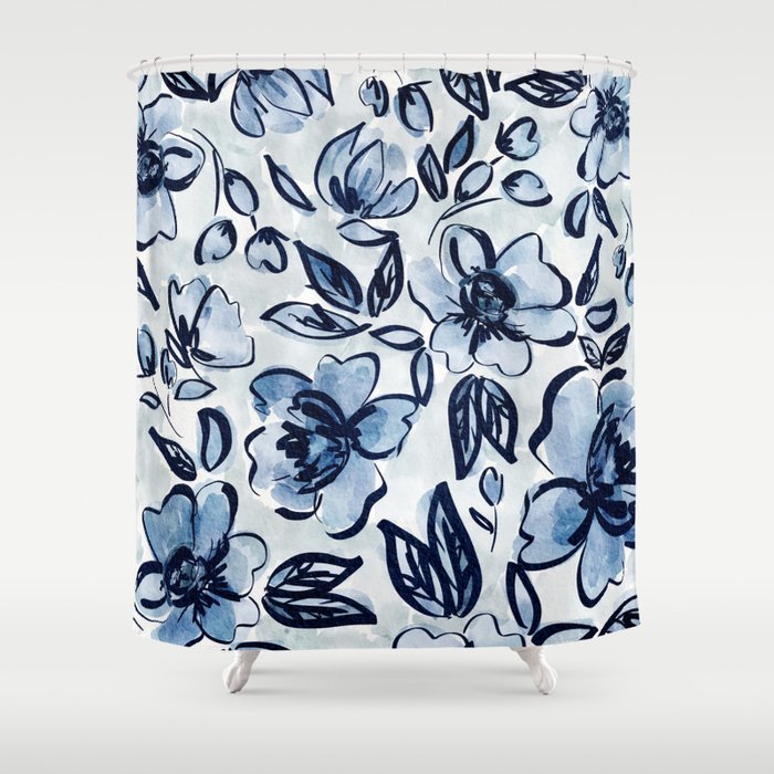 Southern Bell Florals Shower Curtain Gallery Image 1