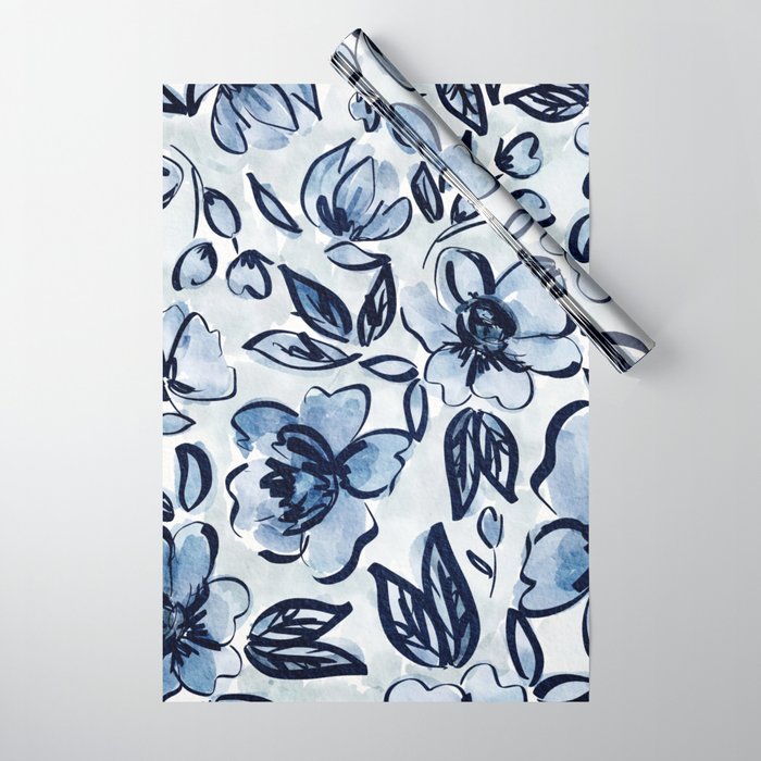 Southern Bell Florals Wrapping Paper Gallery Image 1
