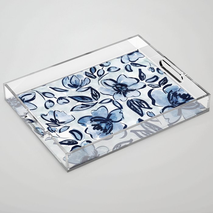Southern Bell Florals Acrylic Tray Gallery Image 1