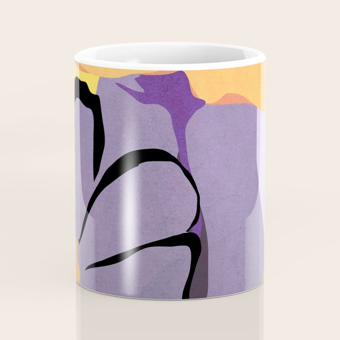 Modern Abstract Art Flowers 16 Coffee Mug Gallery Image 4