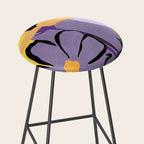 Modern Abstract Art Flowers 16 Stool Gallery Image 2