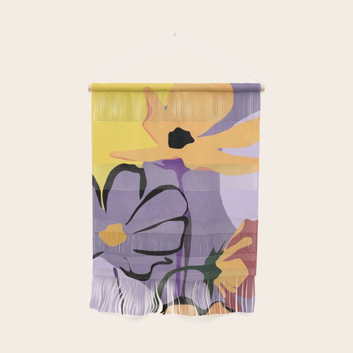 Modern Abstract Art Flowers 16 Wall Hanging Gallery Image 1