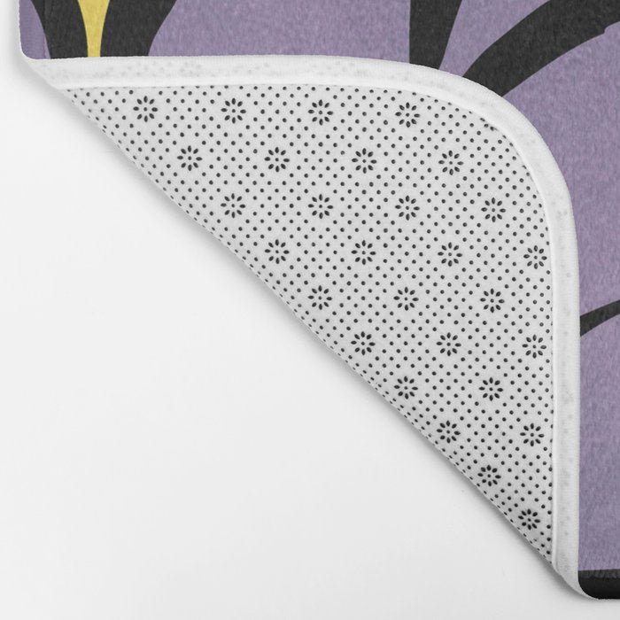 Modern Abstract Art Flowers 16 Bath Mat Gallery Image 2