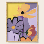Modern Abstract Art Flowers 16 Serving Tray Gallery Image 1