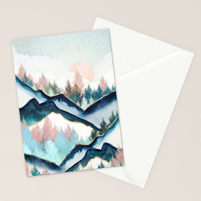 Winter Forest Stationery Card Gallery Image 2