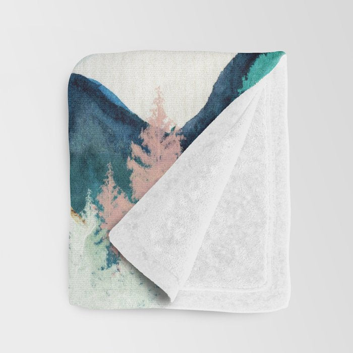 Winter Forest Throw Blanket Gallery Image 3