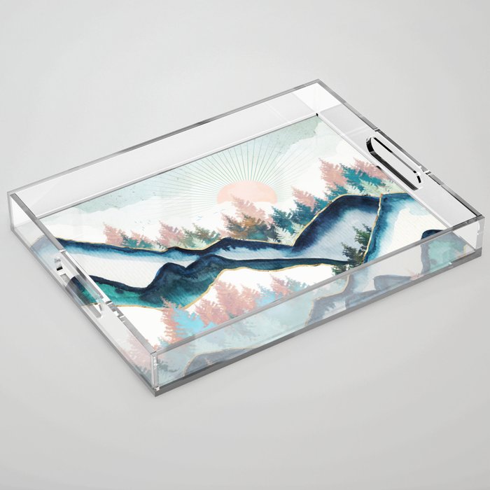 Winter Forest Acrylic Tray Gallery Image 1