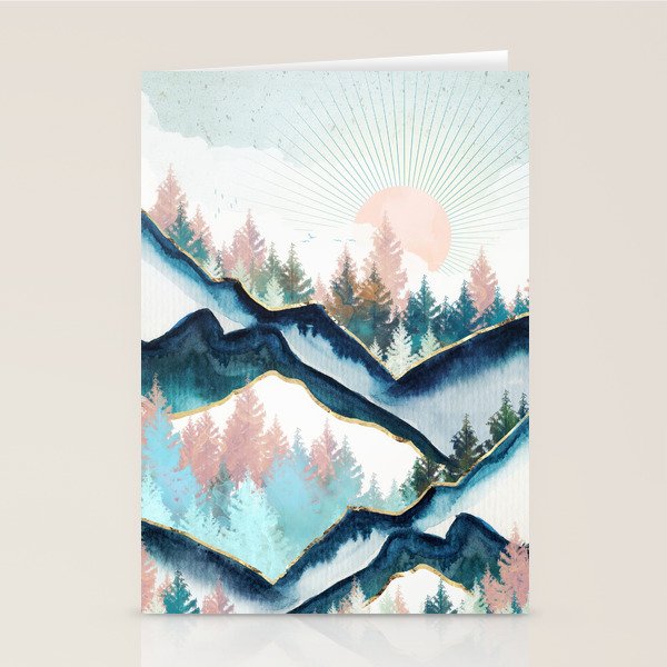Winter Forest Stationery Card Gallery Image 1