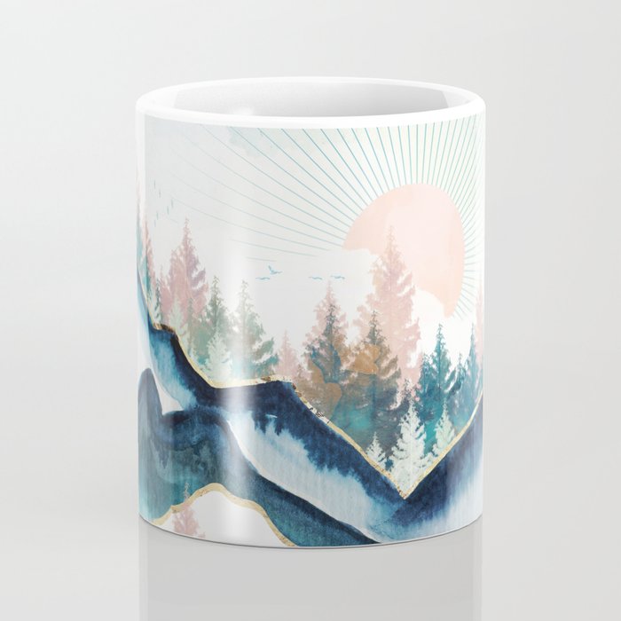 Winter Forest Coffee Mug Gallery Image 4