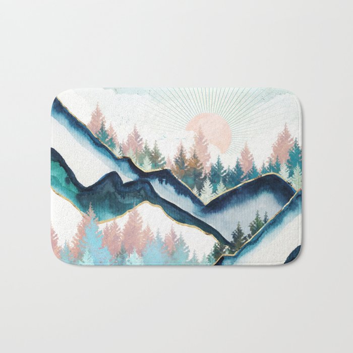 Winter Forest Bath Mat Gallery Image 1