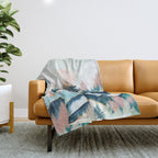 Winter Forest Throw Blanket Gallery Image 1