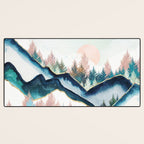 Winter Forest Desk Mat Gallery Image 3