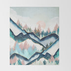 Winter Forest Throw Blanket Gallery Image 2