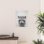 Raccoon - Black & White Poster Gallery Image 2