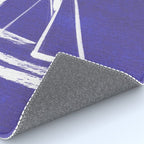 Sailboat Drawing - Indigo Blue Rug Gallery Image 4