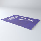 Sailboat Drawing - Indigo Blue Rug Gallery Image 3