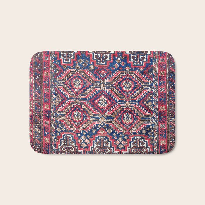 Baluch Khorasan Northeast Persian Bag Face Print Bath Mat Gallery Image 1