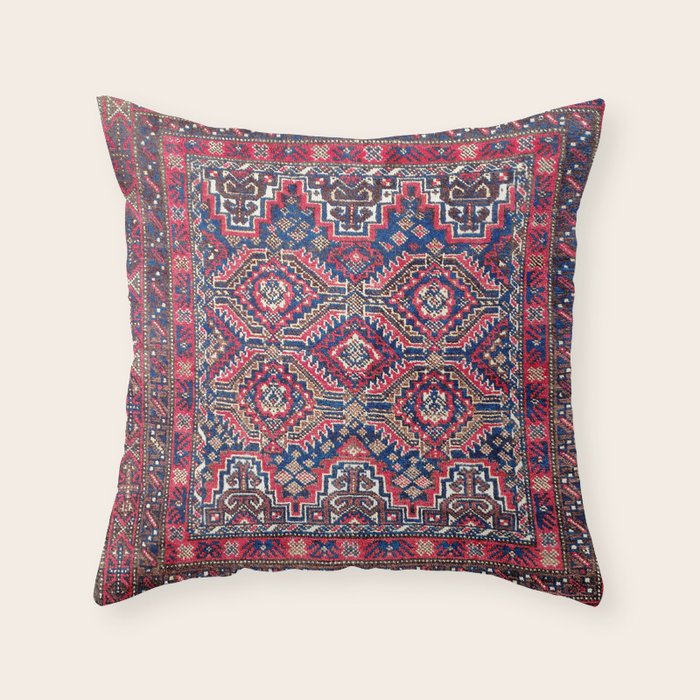 Baluch Khorasan Northeast Persian Bag Face Print Throw Pillow Gallery Image 6