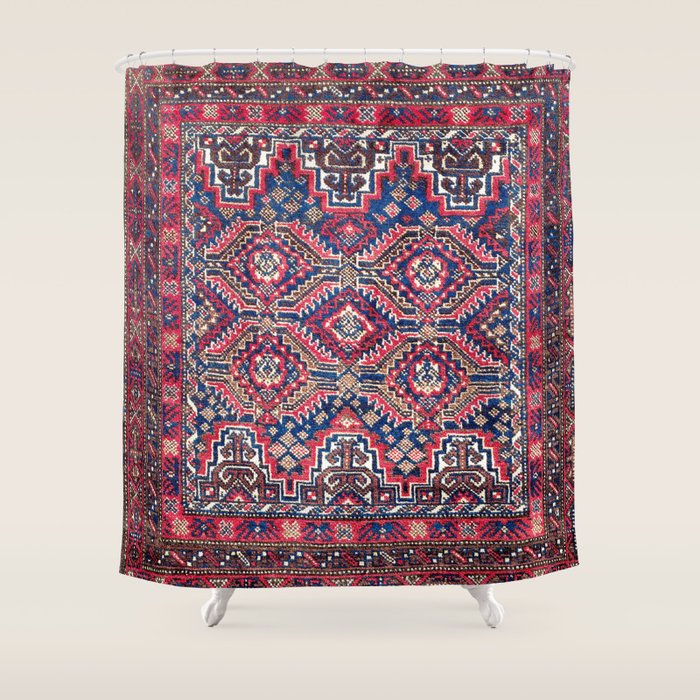 Baluch Khorasan Northeast Persian Bag Face Print Shower Curtain Gallery Image 1