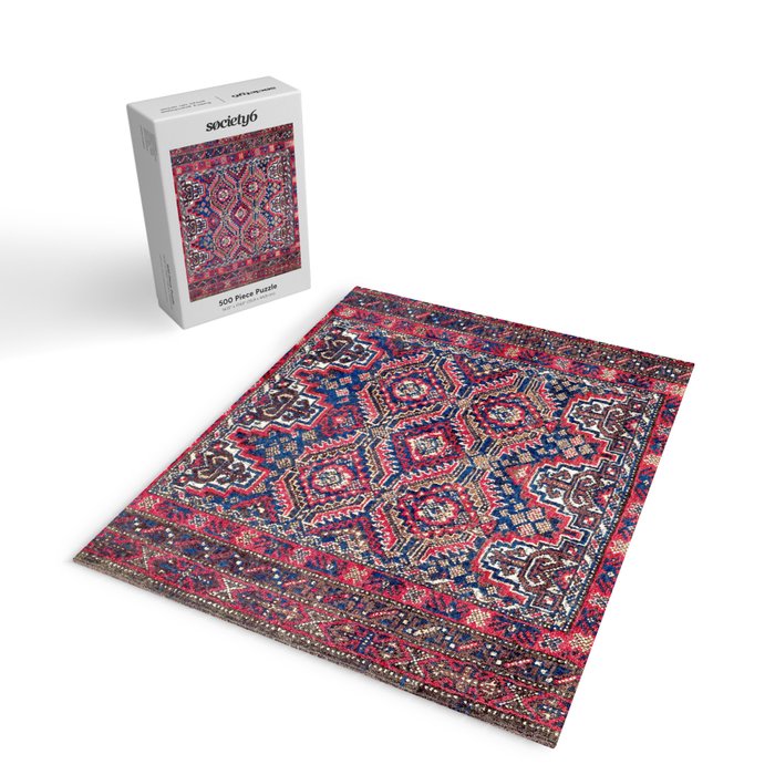 Baluch Khorasan Northeast Persian Bag Face Print Jigsaw Puzzle Gallery Image 2