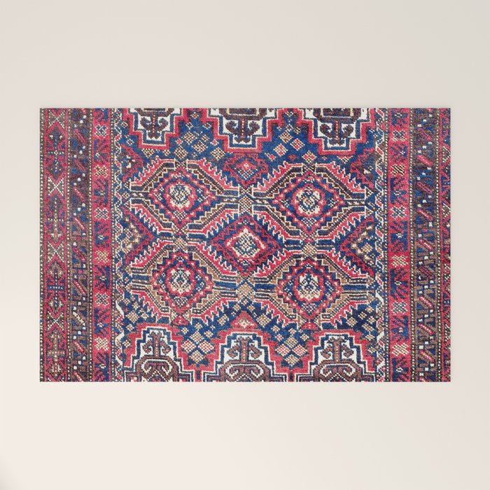 Baluch Khorasan Northeast Persian Bag Face Print Welcome Mat Gallery Image 1