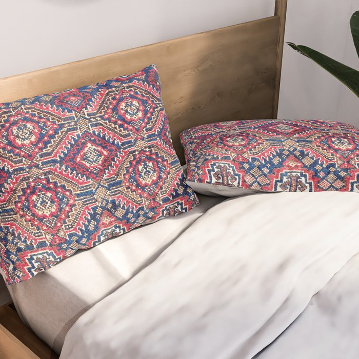 Baluch Khorasan Northeast Persian Bag Face Print Pillow Sham Gallery Image 2