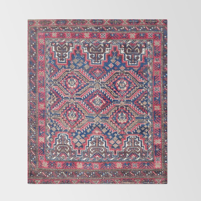 Baluch Khorasan Northeast Persian Bag Face Print Throw Blanket Gallery Image 2