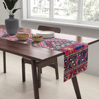 Baluch Khorasan Northeast Persian Bag Face Print Table Runner Gallery Image 2