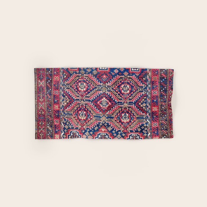 Baluch Khorasan Northeast Persian Bag Face Print Bath Towel Gallery Image 1