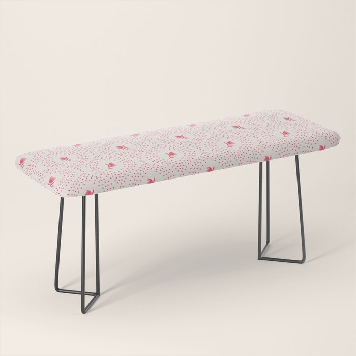 Wild Dotted Florals - Abstract Pattern Coordinate Bench Gallery Image 1