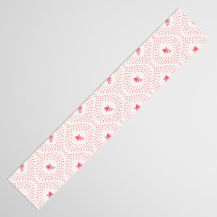 Wild Dotted Florals - Abstract Pattern Coordinate Table Runner Gallery Image 3