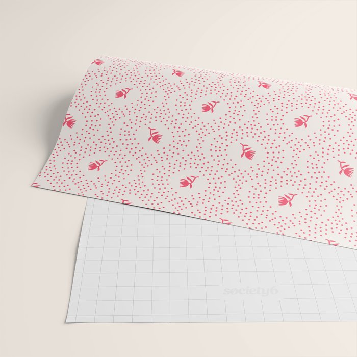 Wild Dotted Florals - Abstract Pattern Coordinate Wrapping Paper Gallery Image 2