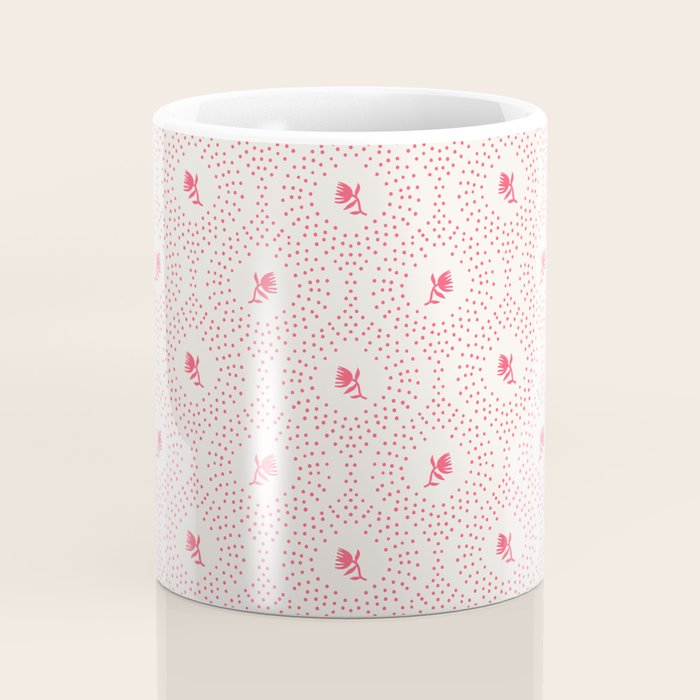 Wild Dotted Florals - Abstract Pattern Coordinate Coffee Mug Gallery Image 4