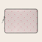 Wild Dotted Florals - Abstract Pattern Coordinate Laptop Sleeve Gallery Image 1