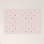 Wild Dotted Florals - Abstract Pattern Coordinate Welcome Mat Gallery Image 1