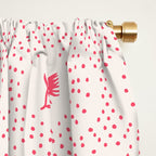 Wild Dotted Florals - Abstract Pattern Coordinate Window Curtain Gallery Image 2