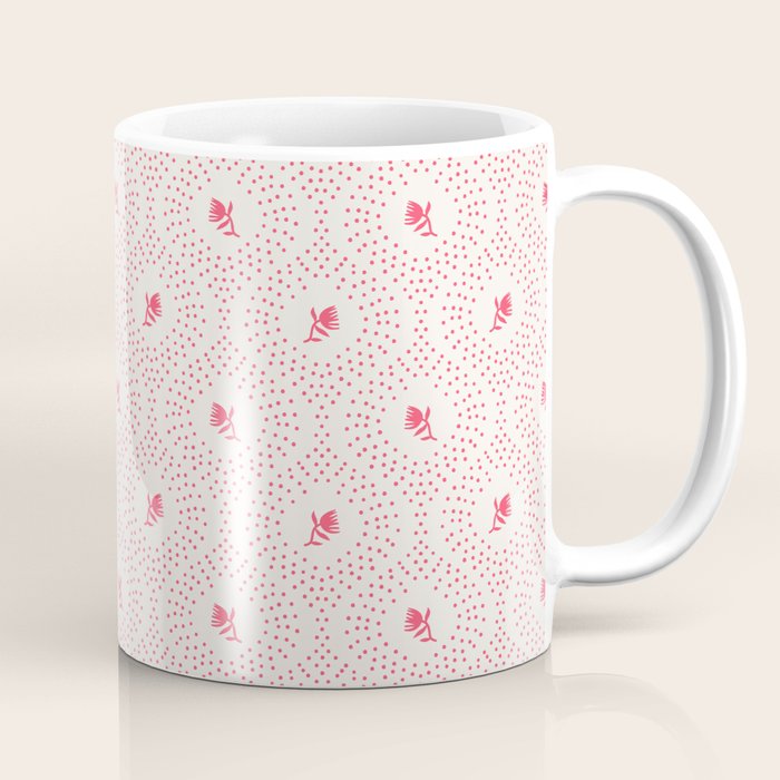 Wild Dotted Florals - Abstract Pattern Coordinate Coffee Mug Gallery Image 1