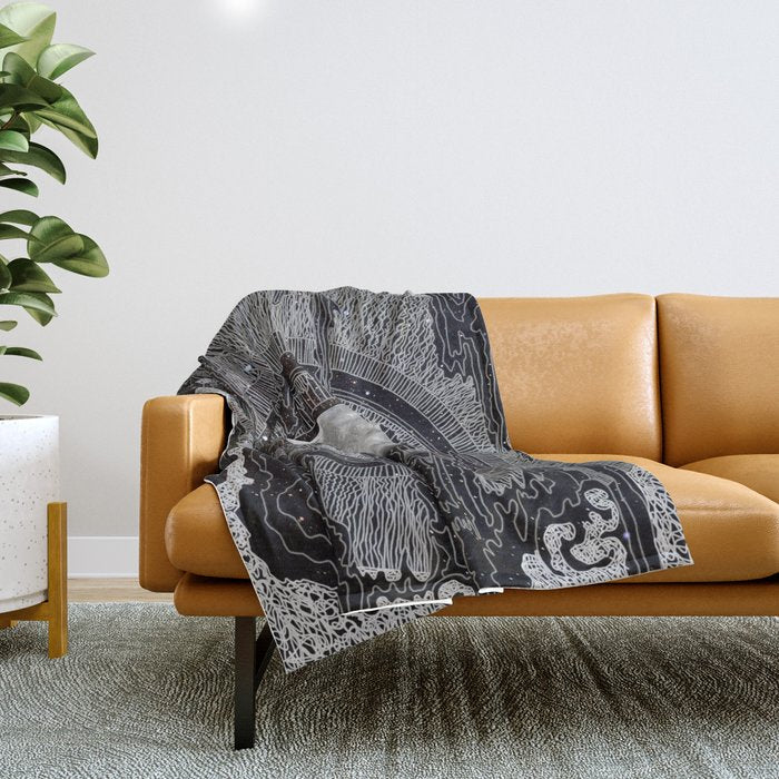 Moon Glow Throw Blanket Gallery Image 1