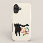 Put It Behind You - Funny Cat Butt Pun iPhone Case Gallery Image 1