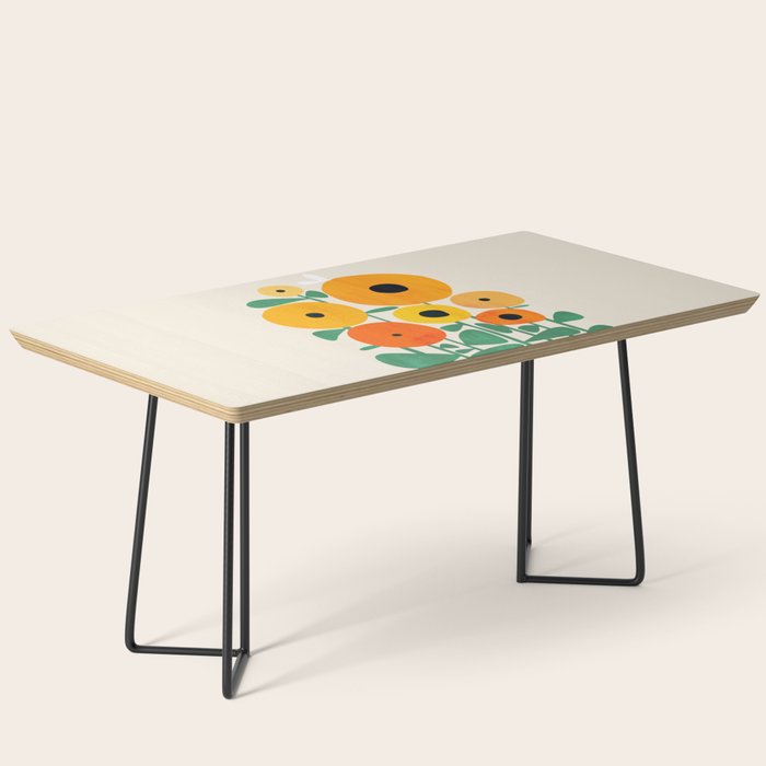 Sunflower and Bee Coffee Table Gallery Image 1