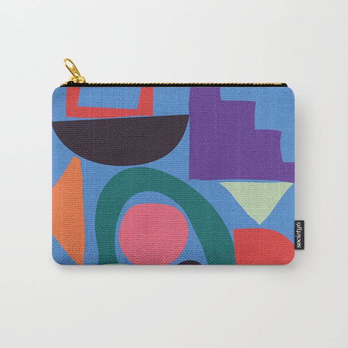 Abstract Shapes Modern Art 3 Carry All Pouch Gallery Image 1