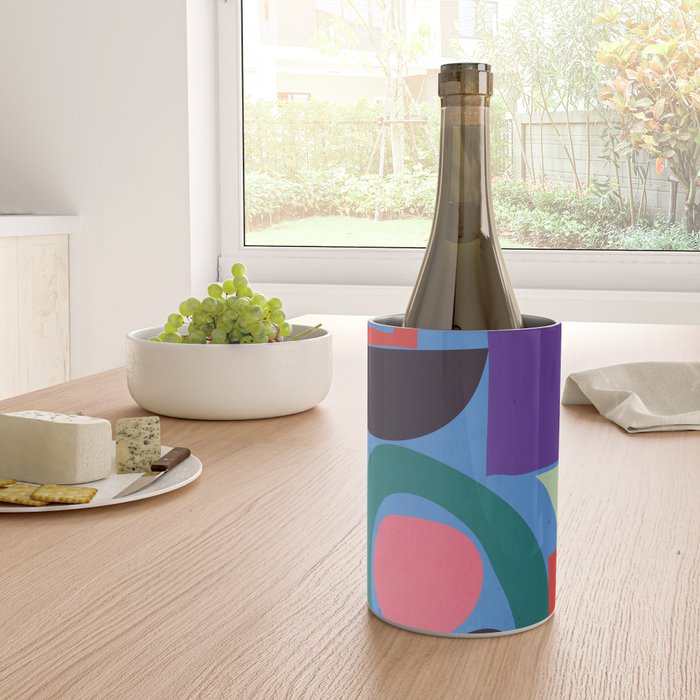 Abstract Shapes Modern Art 3 Wine Chiller Gallery Image 4