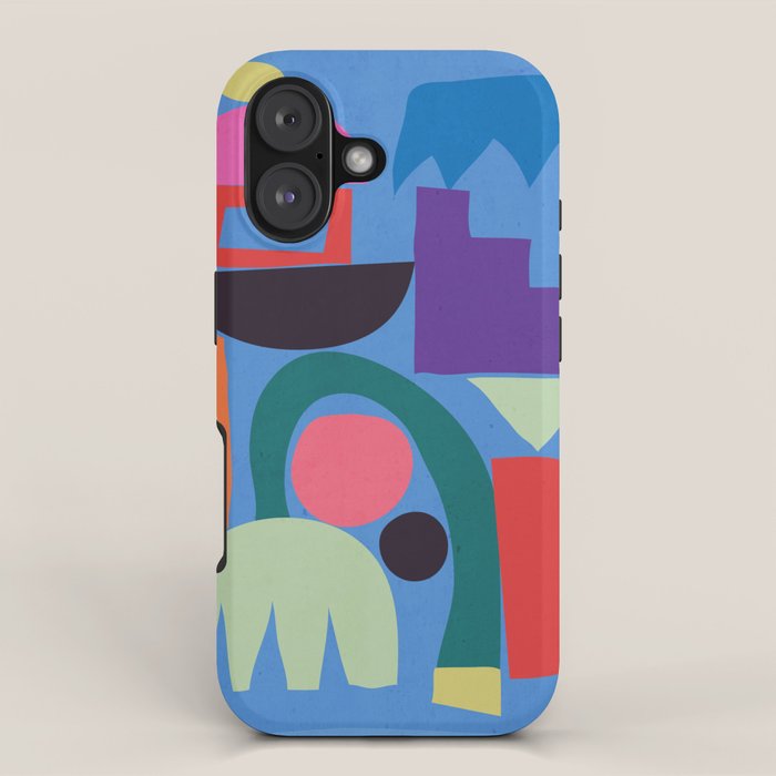Abstract Shapes Modern Art 3 iPhone Case Gallery Image 1