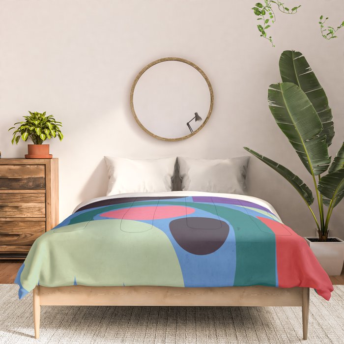 Abstract Shapes Modern Art 3 Comforter Gallery Image 3