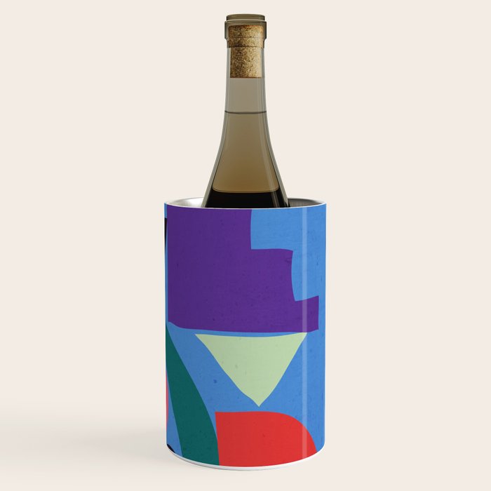 Abstract Shapes Modern Art 3 Wine Chiller Gallery Image 3