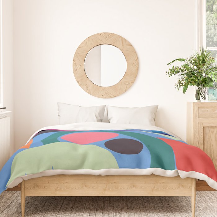 Abstract Shapes Modern Art 3 Duvet Cover Gallery Image 3