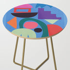 Abstract Shapes Modern Art 3 Side Table Gallery Image 2
