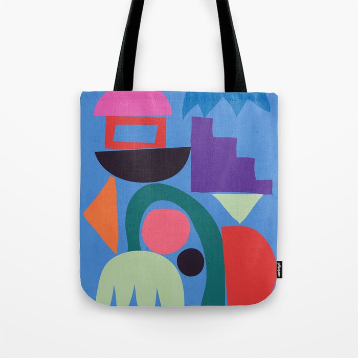 Abstract Shapes Modern Art 3 Tote Bag Gallery Image 1