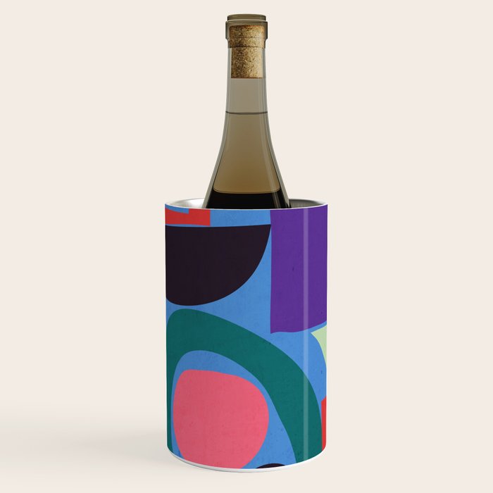 Abstract Shapes Modern Art 3 Wine Chiller Gallery Image 1