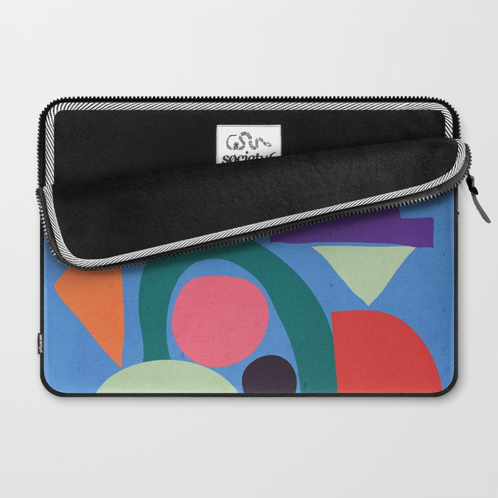 Abstract Shapes Modern Art 3 Laptop Sleeve Gallery Image 2
